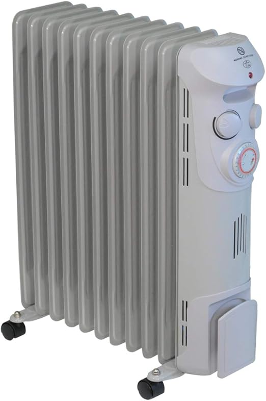 PremIAir Elite 2.5kW Oil Filled Radiator with Adjustable Thermostat