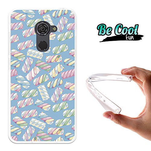 Becool - Cover Gel Flexible Vodafone Smart Platinum 7, Case made out of the best Silicone, protects and adapts flawlessly to your Smartphone, together with our exclusive designs. Sweet marshmallow