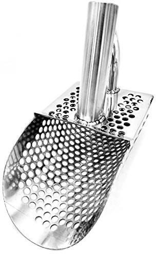 Beach Sand Scoop Garrett Metal Detecting Genuine Stainless Steel #2mm hole 9mm