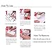 Livingly Light Halloween Costume Make Up Body Scars & Face Wounds Temporary Tattoos Stickers, 6 pcs