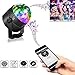 Party Ball Light Disco Lights Mini Disco Ball 6 Colors Stage Lights With Remote Control, Sound Motion Sensor Stage Lights for Indoor Kid's Parties, Bar, Dancing, Wedding. Upgraded Version (1 pack)