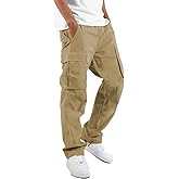 whox Mens Cargo Pants Casual Outdoor Hiking Pants for Men Athletic Joggers Sweatpants
