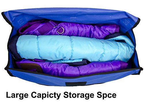 Derby Unique Winter Blanket Storage Bag with 4 Desiccants & Grooming Pockets (Black) - Thumbnail 4