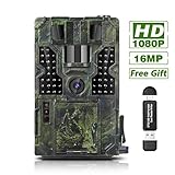 Clobo Trail Game Camera 16MP 1080P Waterproof Hunting Scouting Cam Wildlife Monitoring 130Â° Detection with 0.2s Trigger Speed 2.4