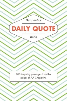 aa daily quote Book: From the Quote Inspiring Passsages Pages Daily 365
