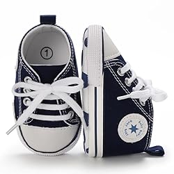 KKIIDDSS Unisex Baby Girls Boys Canvas High-top