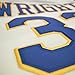 MOLPE Wright 32 Crenshaw Basketball Jersey S-XXXL White, 90S Hip Hop Clothing for Party, 2-Layer Stitched Letters and Numbers