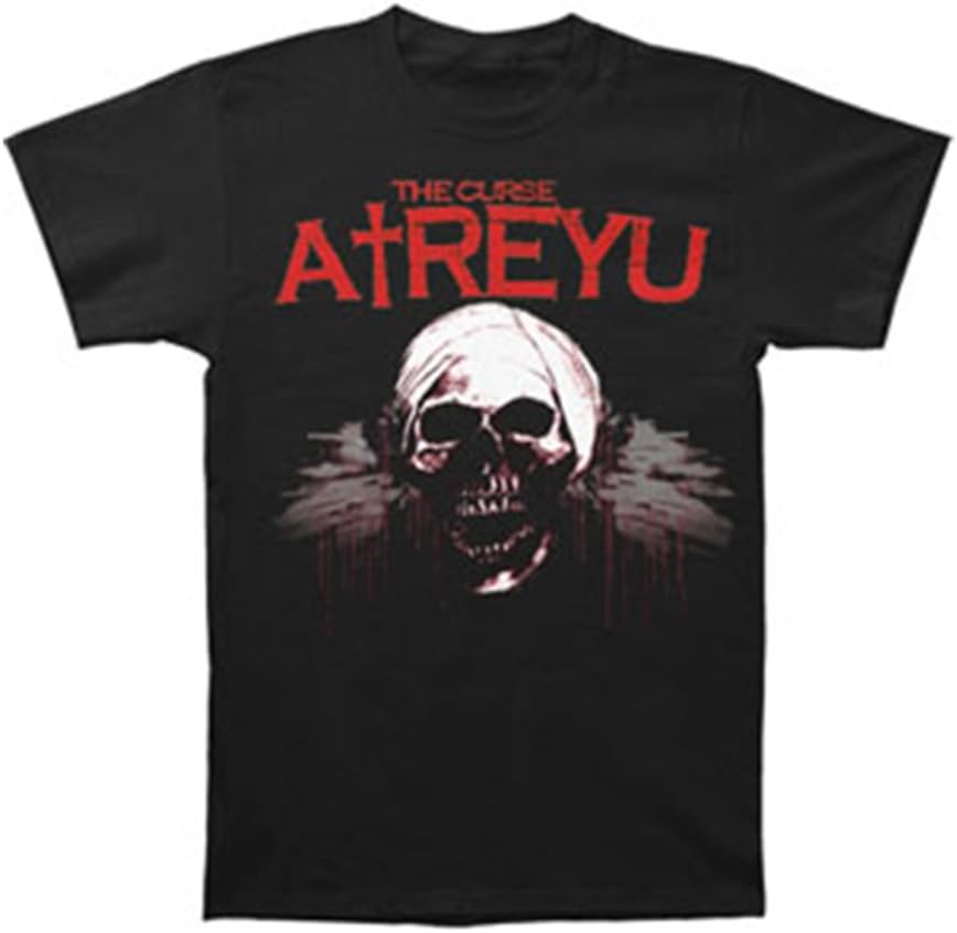 Atreyu Boys' Screaming Skull T-shirt Youth Large Black