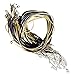 SKEMIX 30 Earth Colors Imitation Leather Cord Necklaces 18inch Lobster Claw Clasp