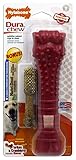 Nylabone Holiday Dura Chew Souper Turkey and Cranberry Flavored Red Bone Bonus Dog Chew Toy