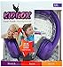 Kidrox Wired Kids Headphones, Volume Limited with Padded Cushions and Removable Size-Adjuster, Safe for Children (Purple)