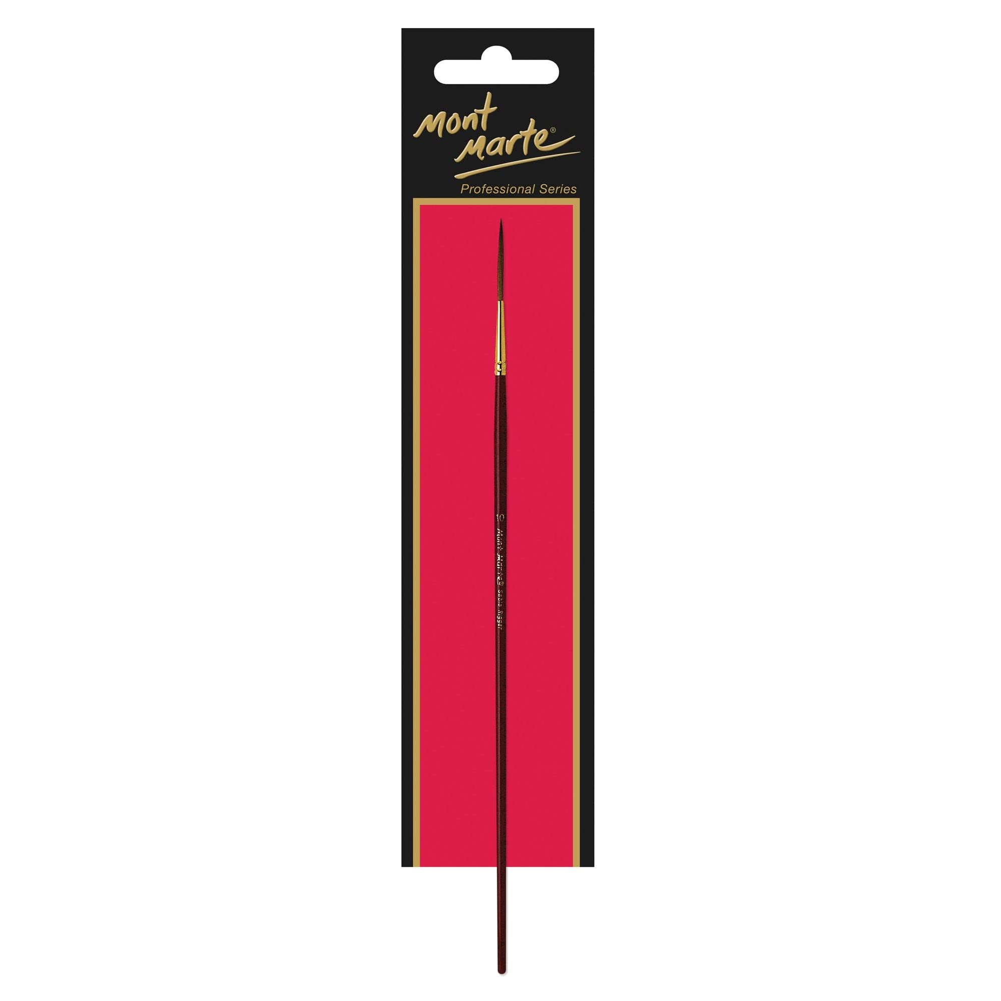 MONT MARTE Artist Brush Sable Rigger - Various Size Options 10
