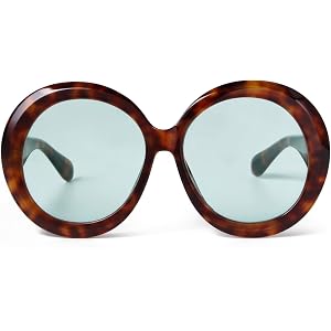 ADE WU Oversized Round Sunglasses for Women | Big Large Huge Circle Frame, Vintage 60s 70s retro, UV 400 Protection Sun Glass