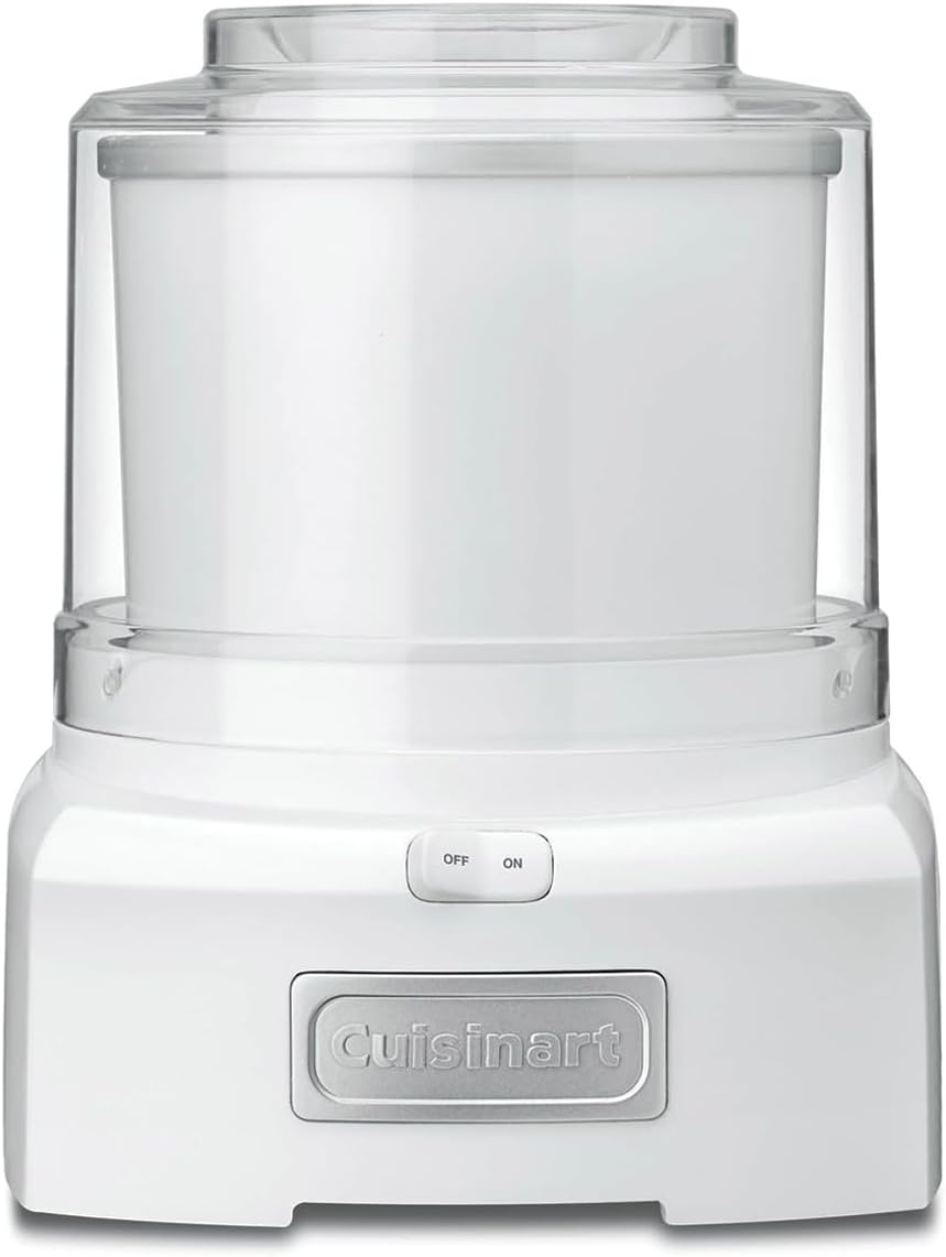 Cuisinart Cool Scoops Ice Cream Maker 1.4L Churning Bowl White ICE21