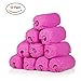 iMucci 50 Pairs Thickening Non-Woven Disposable Boot & Shoe Covers One Size Fits All Feet Pink