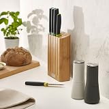 Joseph Joseph Milltop Non-Spill Salt and Pepper Mill Set Ceramic Grinding White view 6
