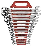GearWrench 9509 13-Piece SAE Reversible Combination Ratcheting Wrench Set