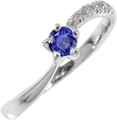 Amazon アルマ ブルーサファイア 指輪 プラチナ 流れ星 ピンキー 8 5号 w45 リング 通販