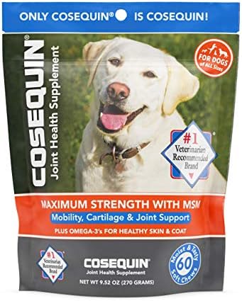 Cosequin Soft Chews with MSM and Omega 3-s, 60ct