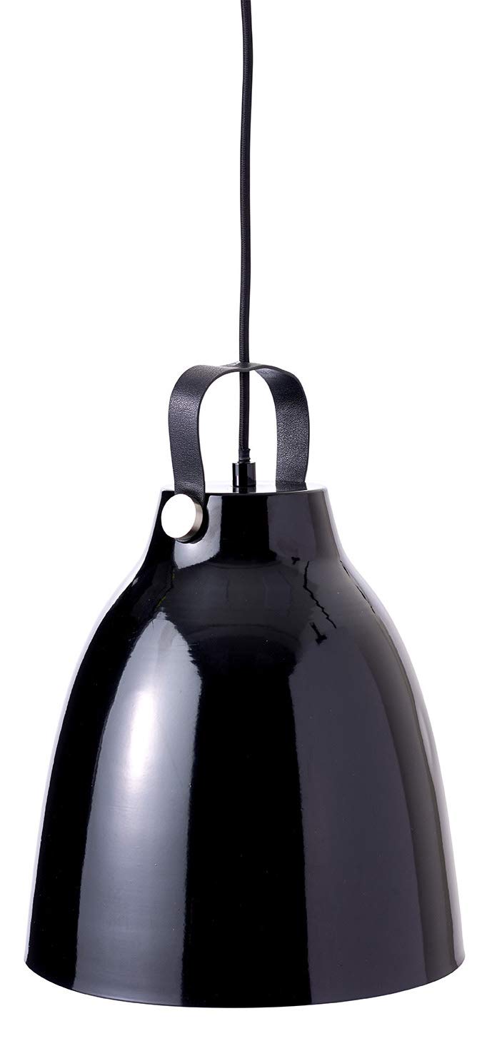 Dyberg Larsen Copenhagen Hanging Pendant Light, 19.5 cm Diameter, Glossy Black