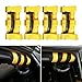 JeCar 4 x Heavy Duty Roll Bar Grab Handles for Jeep Wrangler 1955-2018 JK JL CJ YJ TJ Unlimited (Yellow)