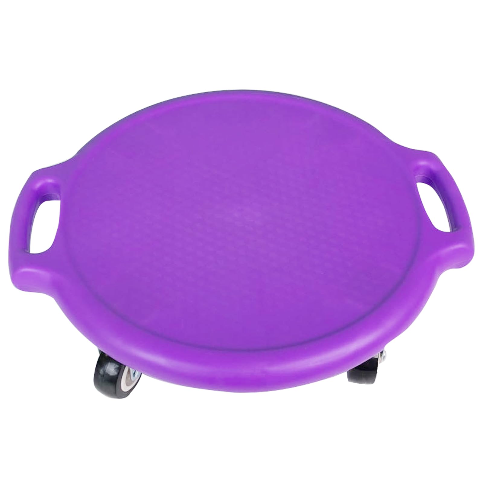 Kids Sitting Scooter Board with Universal Wheels Swivel Casters Round Plastic Floor Surfer Sports Scooters with Rollers Autism Kids Sensory Scooter Board for Gym Class Physical Education Home Use