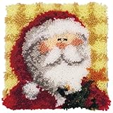 MCG Textiles Ho Ho Santa Latch Hook Pillow Kit