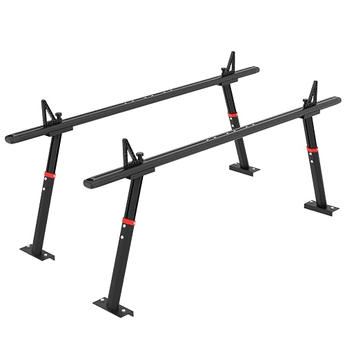 VMBQRTI Truck Ladder Rack, Aluminum Ladder Rack for Pick Up Truck ...