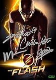 The Flash TV Series Print - Cast Grant Gustin Wentworth Miller Candice Patton Stephen Amell (11.7