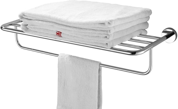 Cuarto de baño latón cromado doble toallero/Bandeja de ...
