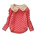 LOSORN ZPY Toddler Baby Girl Cable Knit Sweater Lovely Kid Pullover Sweatshirt Pink 2-3T