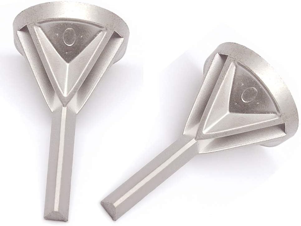 Venidice 2 Pack Deburring External Chamfer Tool Stainless Steel Metal Remove Burr Tools for kinds of Chuck Drills