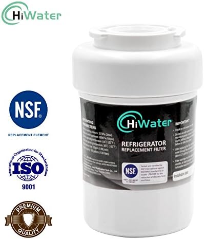 HiWater GE MWF Refrigerator Water Filter for GE MWF SmartWater MWFA MWFP GWF GWFA Compatible with Kenmore 9991 46-9991 469991 (1pack