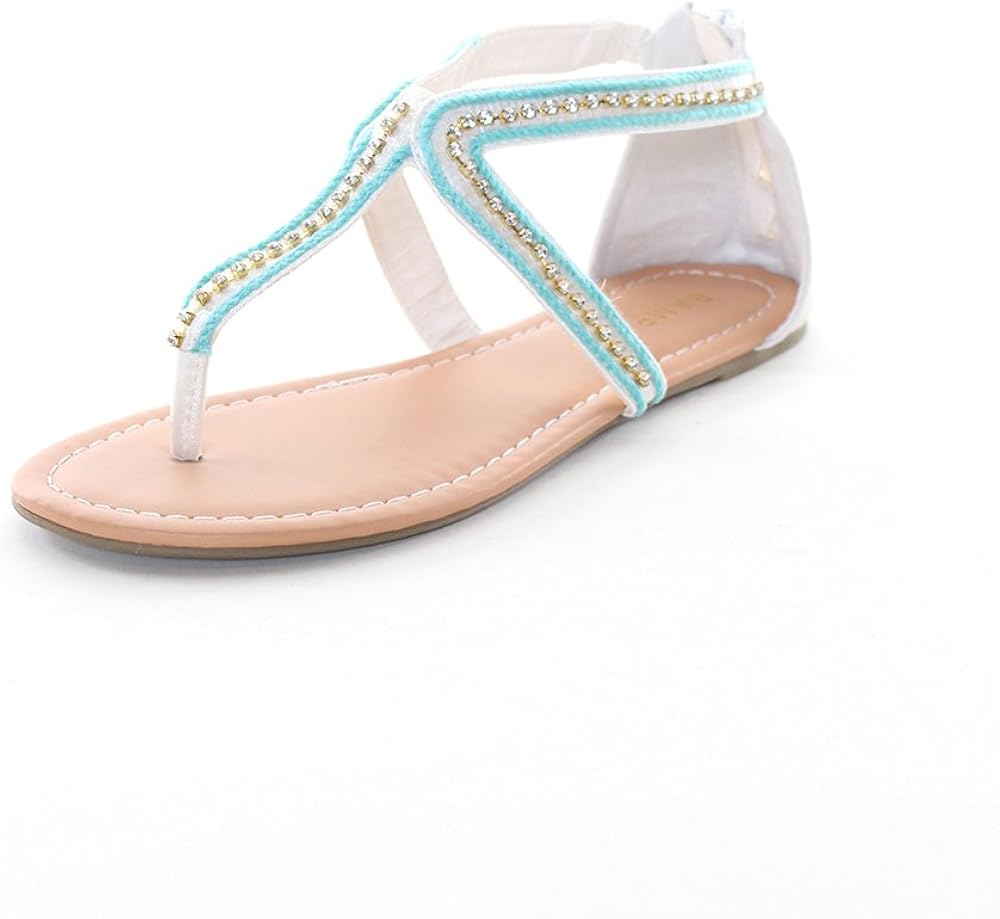 rampage white sandals