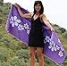 Tuvizo Beach Towel - Microfiber Quick Dry Sand Free Oversized Towels with Travel Bag 71 x 31” (Purple)