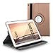 kwmobile Rotating Case Compatible with Asus ZenPad 10 (Z300) - Case PU Leather Tablet Cover with Stand - Rose Gold