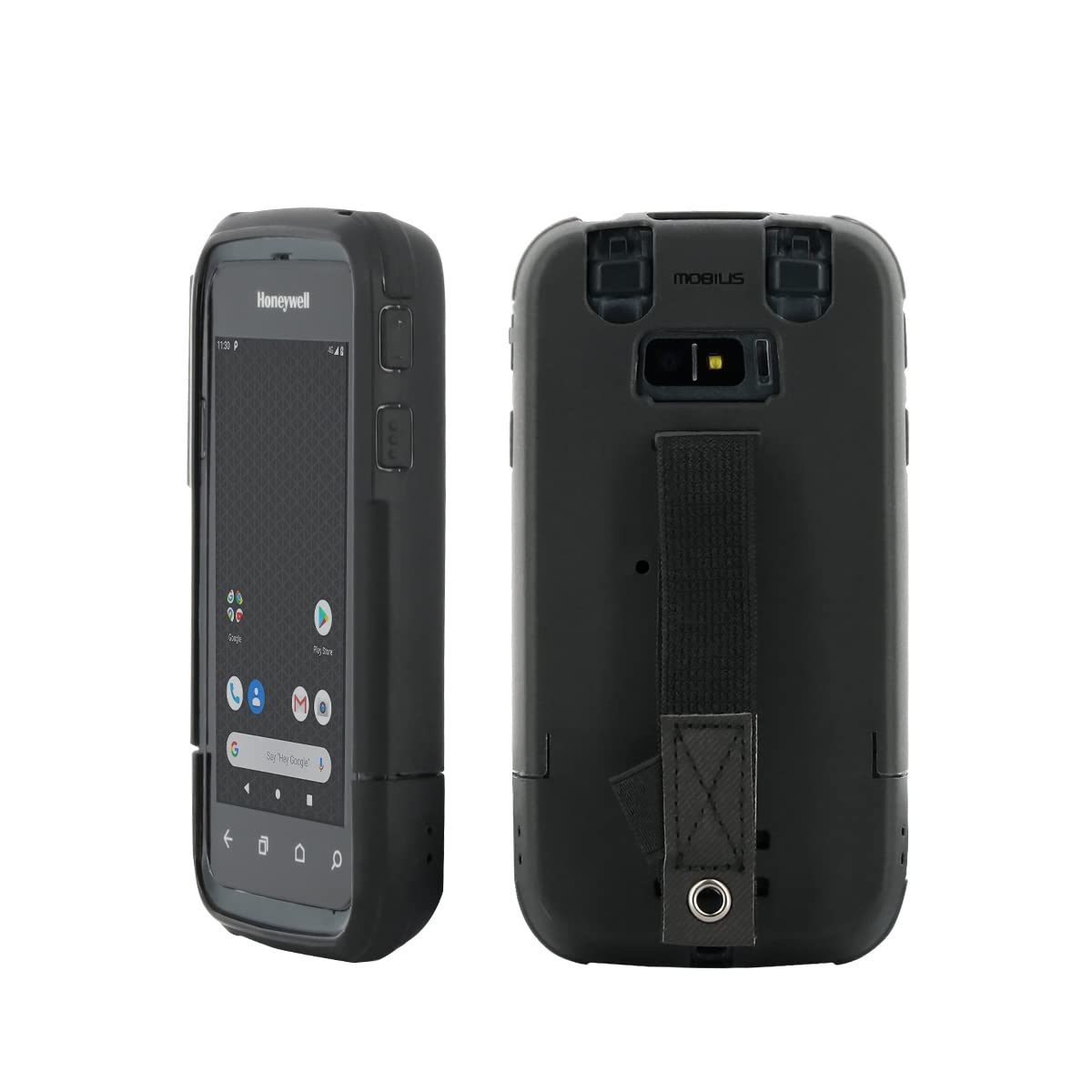 Mobilis Rugged Case for Honeywell Dolphin CT60XP CT60 CT50 with Handstrap, Shockproof Military Grade Drop Protection Cover, Handheld Barcode Scanner Shell made with Recycled Materials