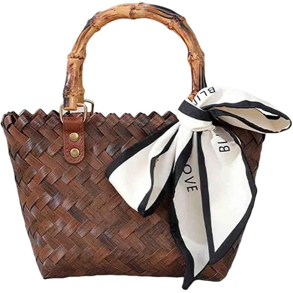 Luxury Tote Crocodile Bag Python Crocodile Leather Bag with Bamboo