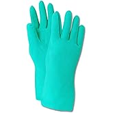 MAGID Comfort Flex M13 Nitrile Glove, 13" Length, 12 mils Thick, Size 9 (12 Pair), Green