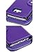 E LV Case for Galaxy S7 Case 2IN1 (CASE Cum Purse) PU Leather flip Wallet Bag Pouch Case Cover for Samsung Galaxy S7 - [Purple]