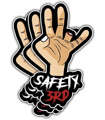 3-Piece Construction Skeleton Worker Dabbing Stickers – Funny Hard Hat Decals, 2 Inch Waterproof Vinyl For Helmets, Lockers, Toolboxes