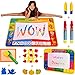 Wow Four Design Two AquaDoodle Mat - one Large Aqua Magic Mat and one Travel Water mat -Educational Toys Gifts for Age 2 3 4 5 6 Year Old