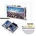 fosa 1080P 60fps 3.5 inch HDMI LCD Screen Display for Raspberry Pi 3 Mode B+,3 Mode B, Pi 2 Model B, Pi Model B+, Pi Model A+ IPS Wide Viewing Angle Display with Black Acrylic Protective Case
