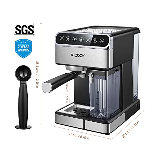 Aicook Automatic Espresso Machine,15 BAR Pump Barista