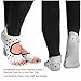 Yoga and Pilates Grip Toeless Socks Organic Cotton Barre Workout Non Slip with Grips Non Skid Exercise Gym for Women by Ekko Yoga