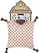Apple Park Organic Farm Buddies Lovey Rattle | Non-Toxic, Hypoallergenic, 100% Organic Cotton for 0m+ | Security Blanket