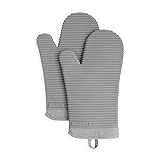 KITCHENAID Ribbed Soft Silicone Oven Mitt 2-Pack