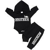 KIMI BEAR Baby Boy Clothes Newborn Boy Outfits Infant Letter Print Long Sleeve Romper Hoodies Pants Fall Winter Outfits