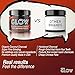 Charcoal Teeth Whitening Powder by Active GLOW - Made in USA - Organic Activated Coconut Charcoal 100% Natural Tooth Whitener Safe for Enamel & Sensitive Teeth Stain remover - Mint Flavor, 2 oz