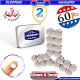 Neodymium Magnets 60PCS, Strong Rare Earth Block Neodymium Magnets, DIY, Building, Scientific, Craft and Office Magnets